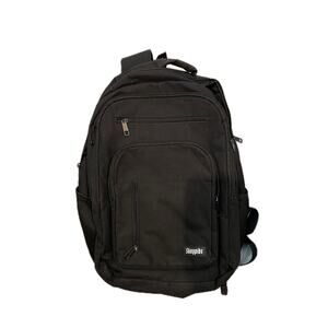 Skaypibs Black Multi Section Padded Backpack